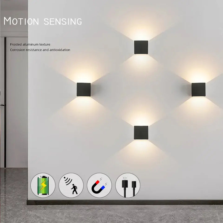 Skanto | Oppladbar vegglampe med sensor