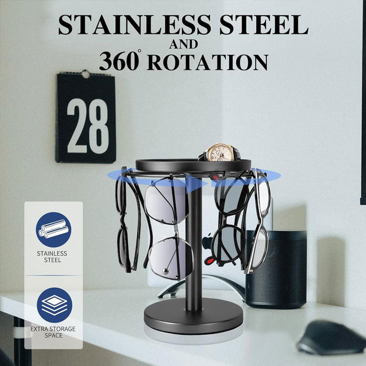 Skanto | OPTITURN – 360° roterende brilleholder med kompakt design og allsidig funksjonalitet