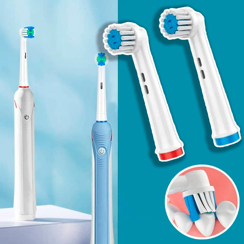 4 deler. Tannbørstehoder for Oral-B | Skanto