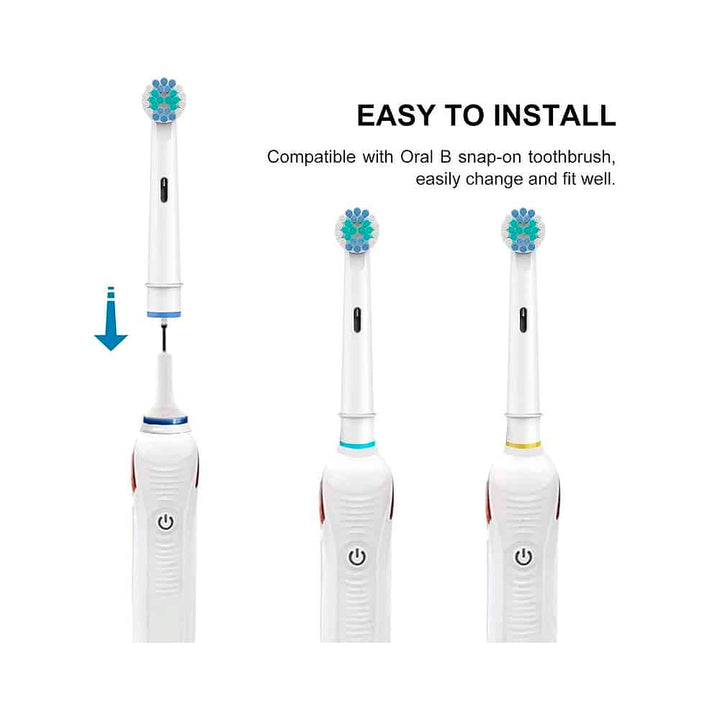 4 deler. Tannbørstehoder for Oral-B | Skanto