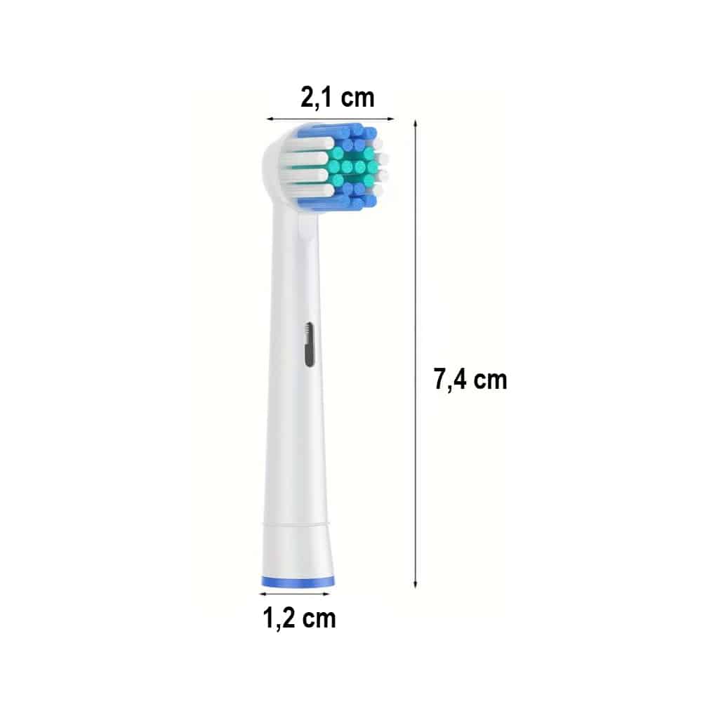 4 deler. Tannbørstehoder for Oral-B | Skanto