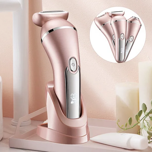 Skanto | SkinGlide 3-i-1 Elektrisk Barbermaskin – Vanntett og Oppladbar