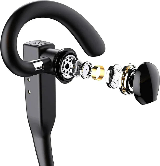 Skanto | Trucker Dual Mic Trådløse Bluetooth 5.1 Støyreduserende Hodetelefoner & Ørepropper