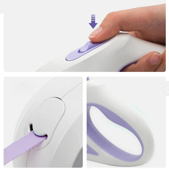 LED-belysning, enkelt Hundeleine med lys