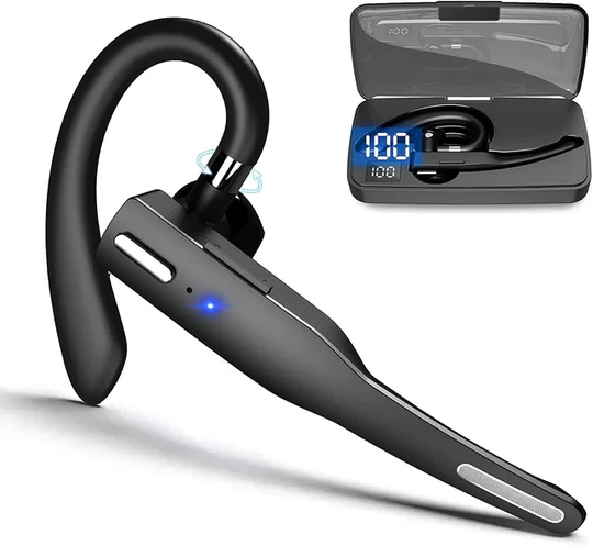 Skanto | Trucker Dual Mic Trådløs Bluetooth 5.1 Støydempende Hodesett/Ørepropp