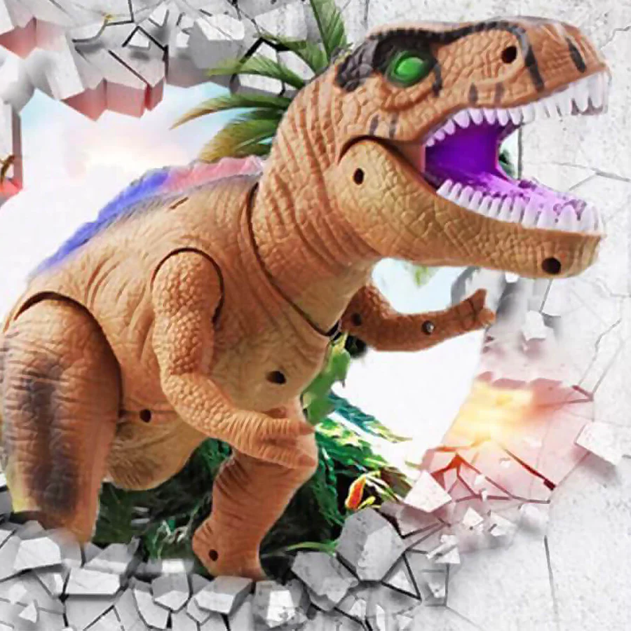 Skanto | DinoAdventure – Fjernkontroll Dinosaurleketøy med Lys og Lyd