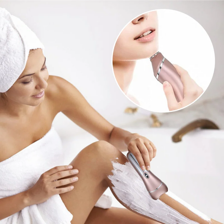 Skanto | SkinGlide 3-i-1 Elektrisk Barbermaskin – Vanntett og Oppladbar