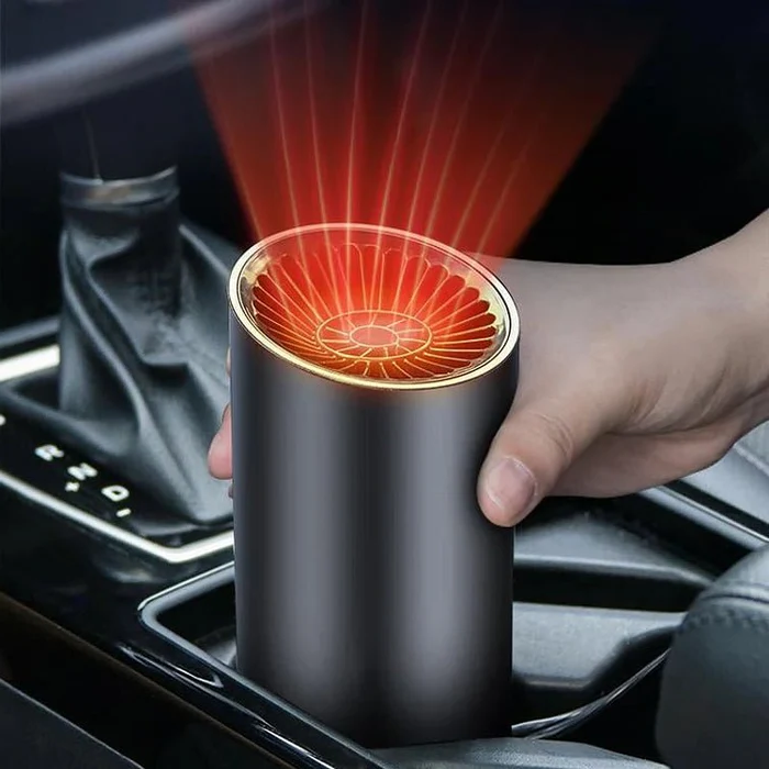 Skanto | CupHeat 12V Bilvarmer og Avisner – Kompakt 360° Varmevifte