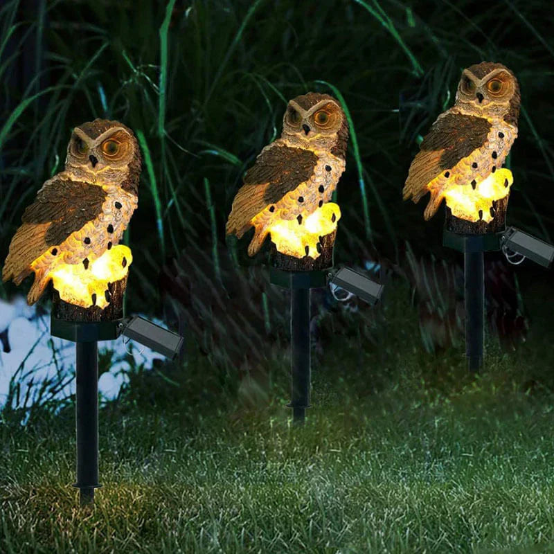 OwlGlow solcelledrevet hagelampe