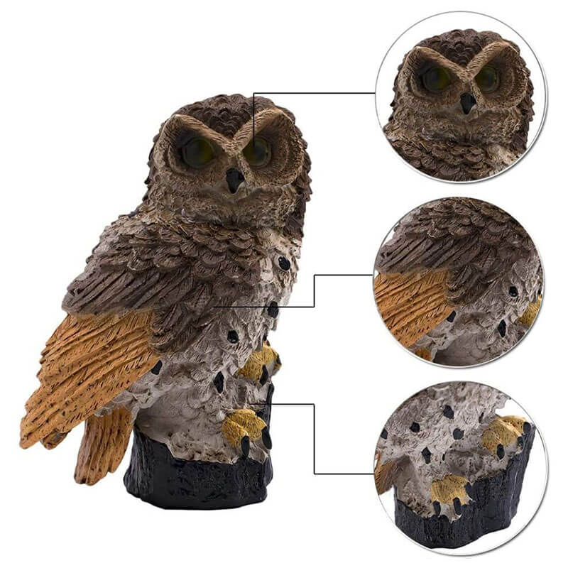 OwlGlow solcelledrevet hagelampe