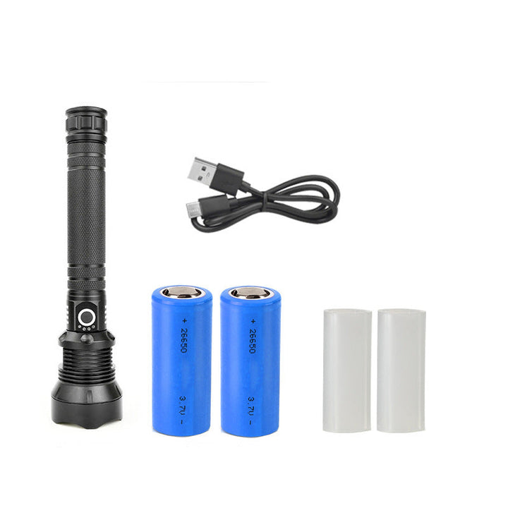 Taktisk oppladbar laser LED lommelykt | Skanto