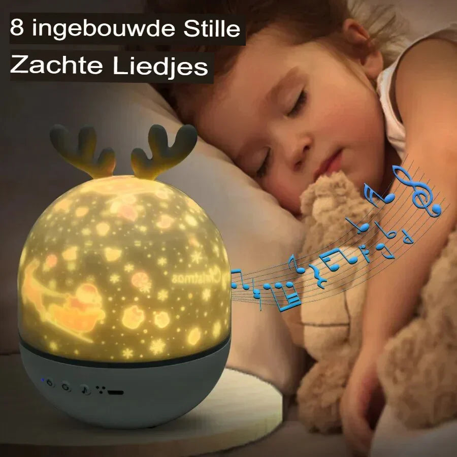 Skanto | Stjernehimmel Prosjektor Lampe for Barn - Magisk Nattlys