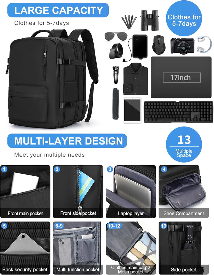Multi-Compartment Laptop Carry Bag with Adjustable Shoulder Strap | Skanto
