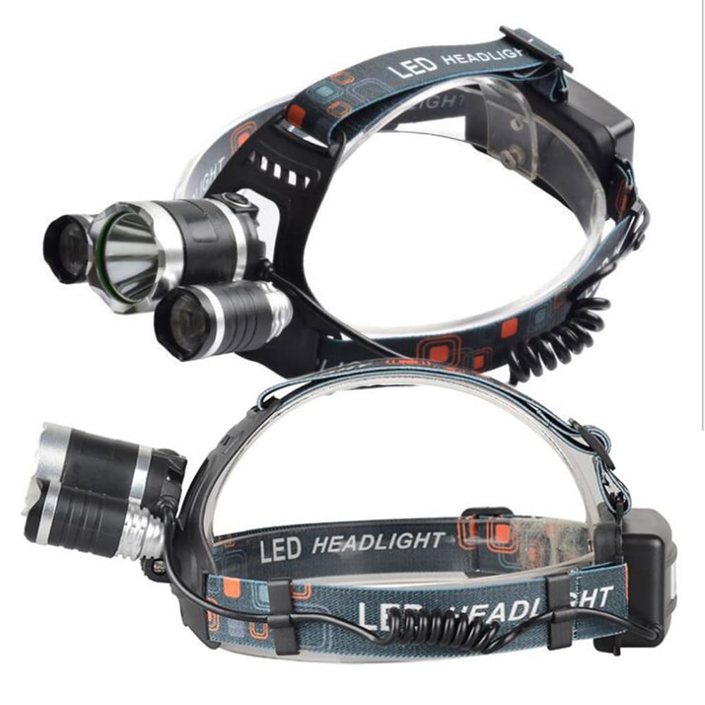 Profesjonell LED Hodelykt (5000 Lumen) - Multifunksjonell og Oppladbar | Skanto