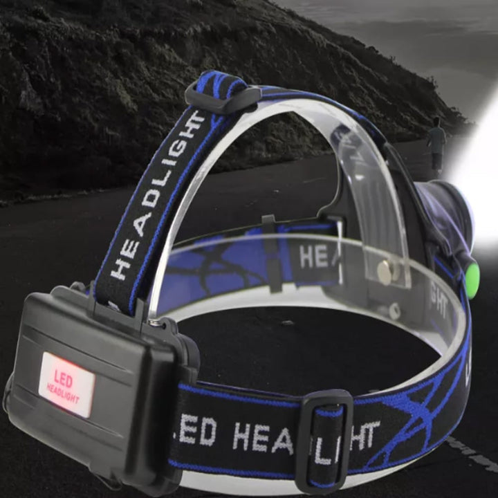 Hodelykt 1800 Lumen med justerbart fokus og zoom | Skanto