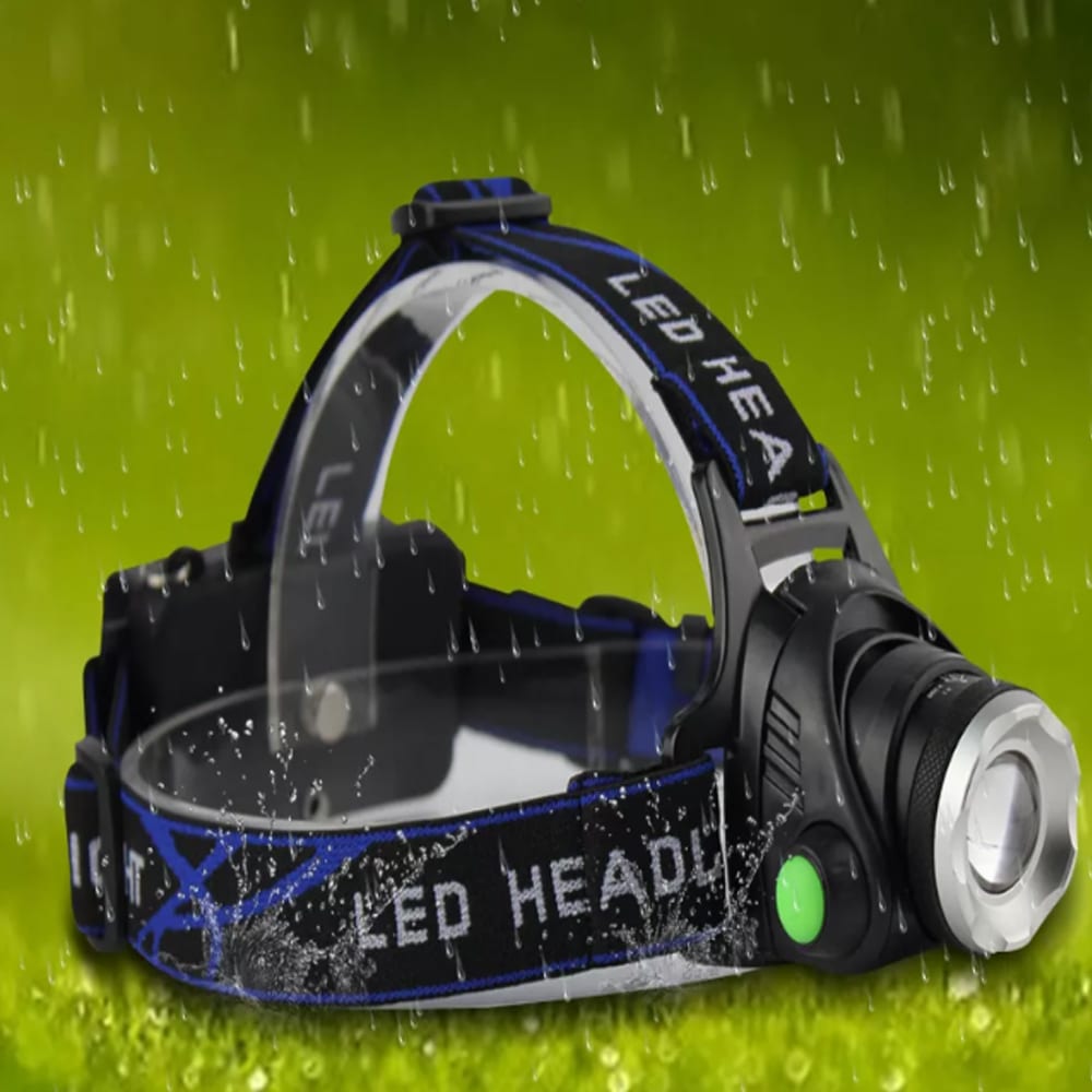 Hodelykt 1800 Lumen med justerbart fokus og zoom | Skanto