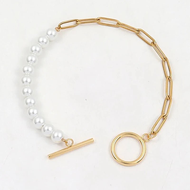 Skanto | Kontorhefte Halskjede Perle blandet armbånd og halskjede