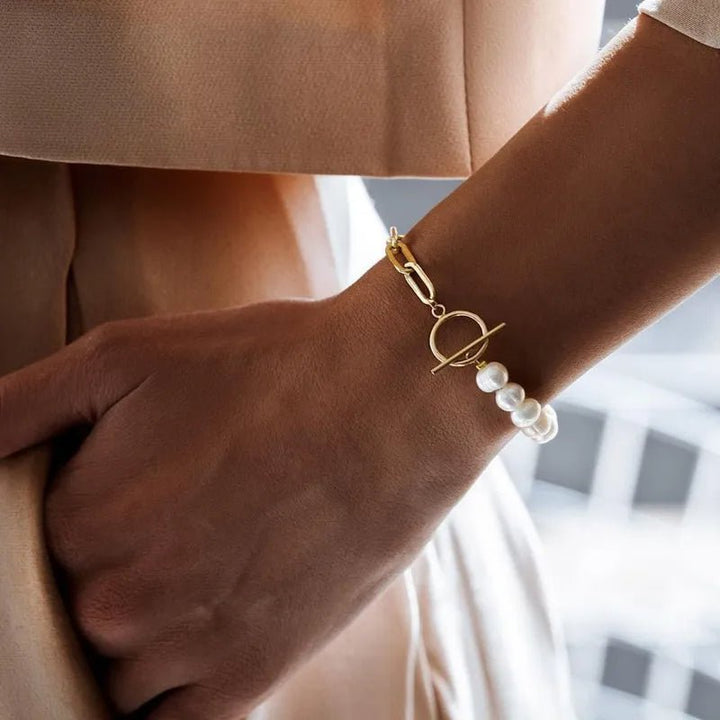 Skanto | Kontorhefte Halskjede Perle blandet armbånd og halskjede
