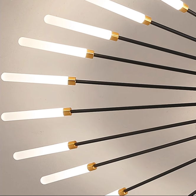 Skanto | Moderne Fyrverkeri-Stil Taklampe – Dekorativ LED Belysning for Stue, Soverom & Spisestue