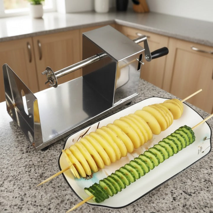 Rustfritt stål spiral kutter for jevne spiraler | Skanto