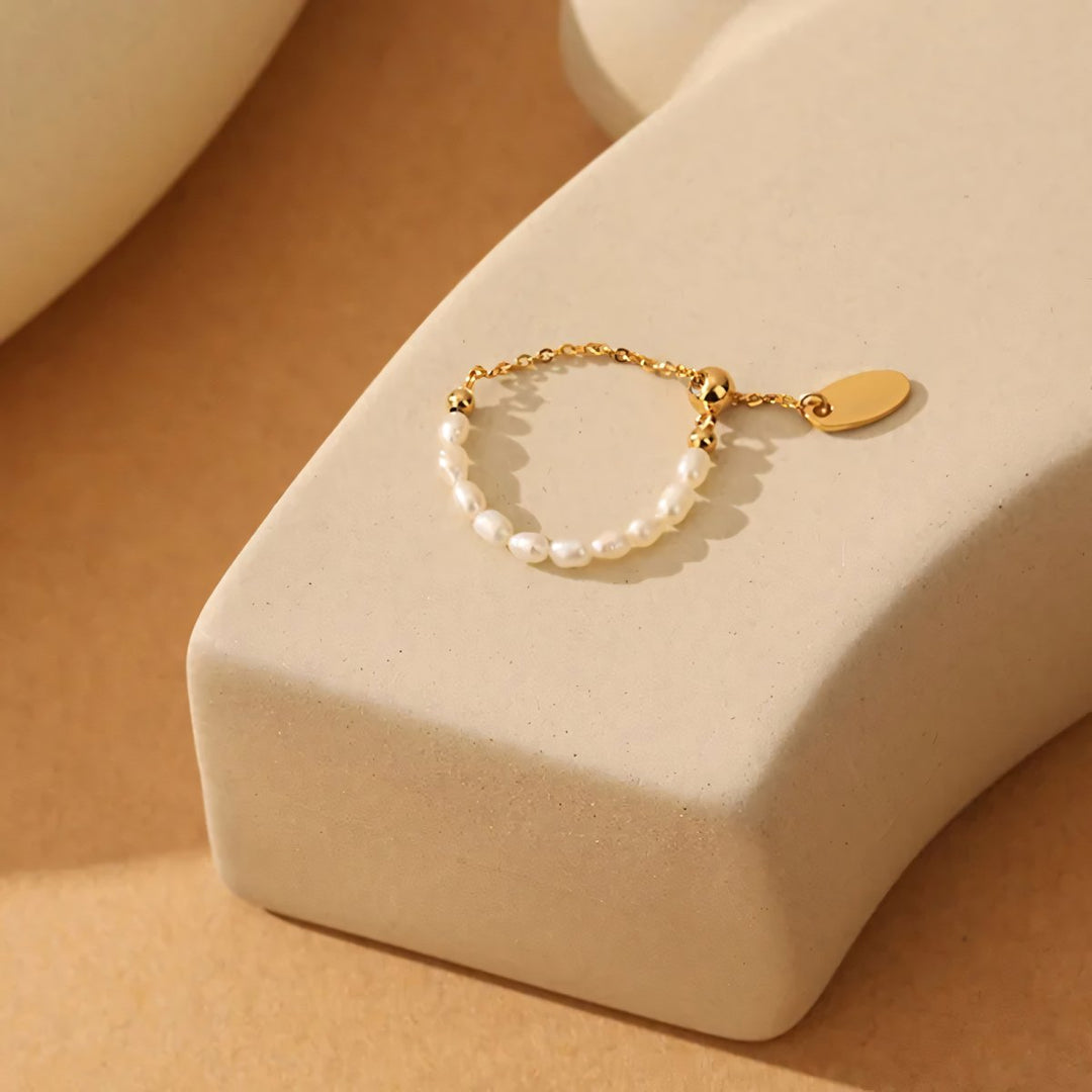 Skanto | Perle Dangle Kjede Ring