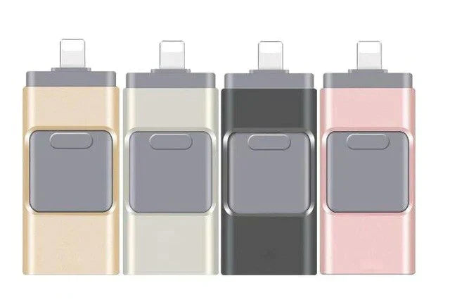 Skanto | DataFlex 4-i-1 Minnepinne – USB-lagring for telefon, nettbrett og PC
