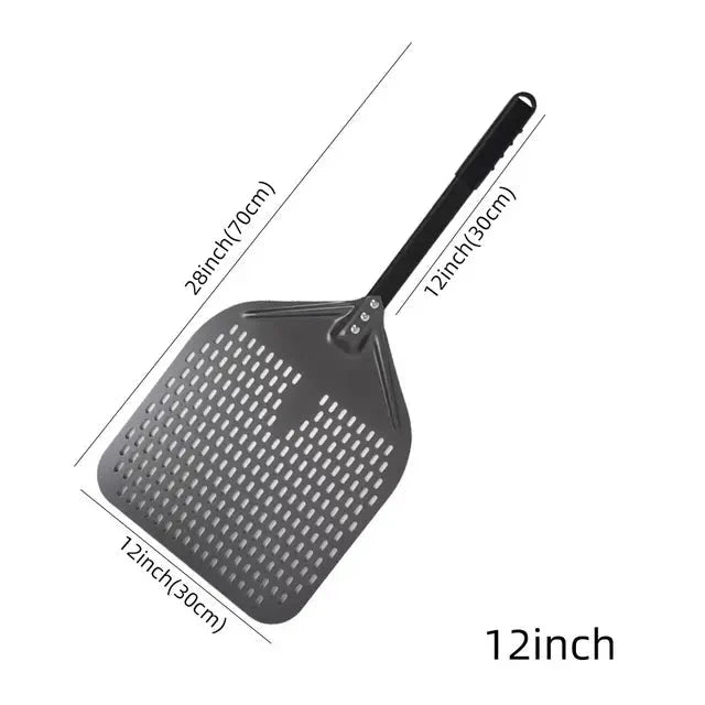 Perforert Spade Paddle Pizzaovn Vendekost Hard Anodisert Pizza Verktøy | Skanto