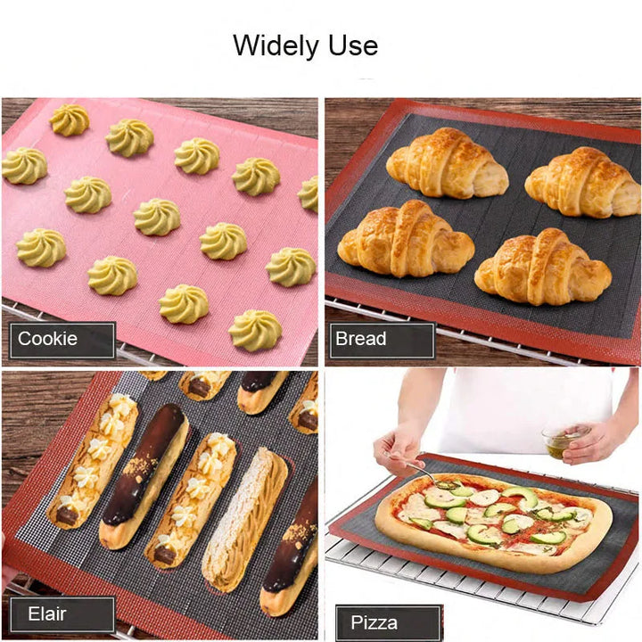 Perforert Silikon Bakemat Non-Stick Ovn Ark Liner Bakeverktøy | Skanto