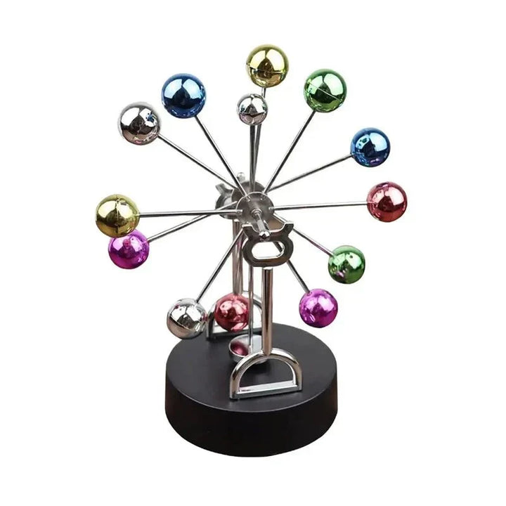 Perpetual Motion Ferris Wheel Desk Ornament in Metal Modern Style | Skanto