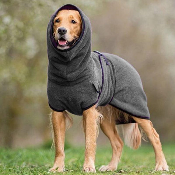 Skanto | CozyPaws - Fleece-Hundjakke med Hette for Varme og Komfort