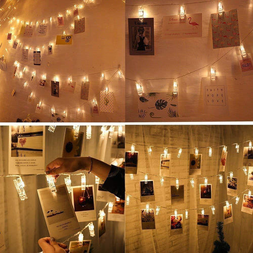 Skanto | Foto Klemmer LED Fairy Lyskilder for Bilder