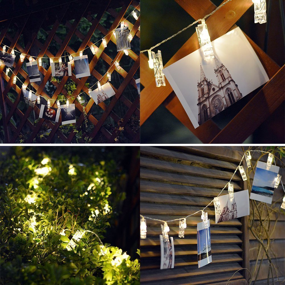 Skanto | Foto Klemmer LED Fairy Lyskilder for Bilder