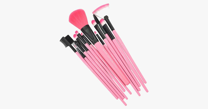 Skanto | 12-delt Pink Glory Børstesett