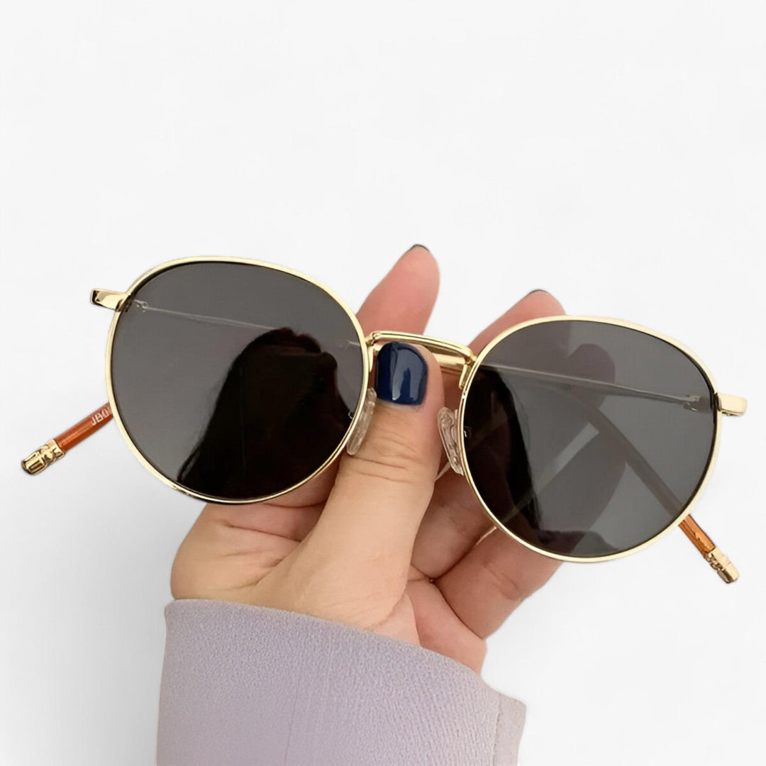 Unisex designer solbriller med runde linser - Nova | Skanto