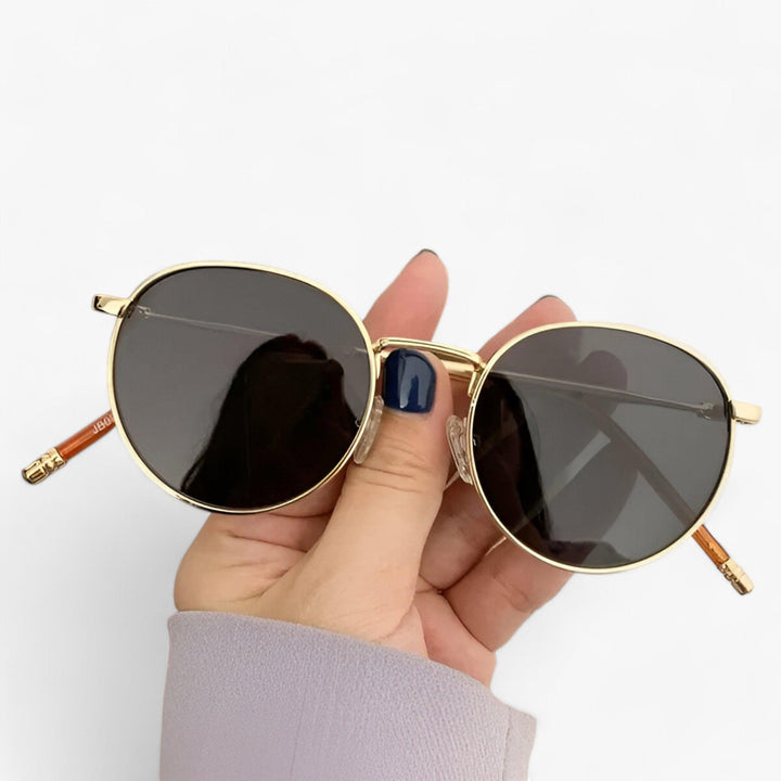 Unisex designer solbriller med runde linser - Nova | Skanto