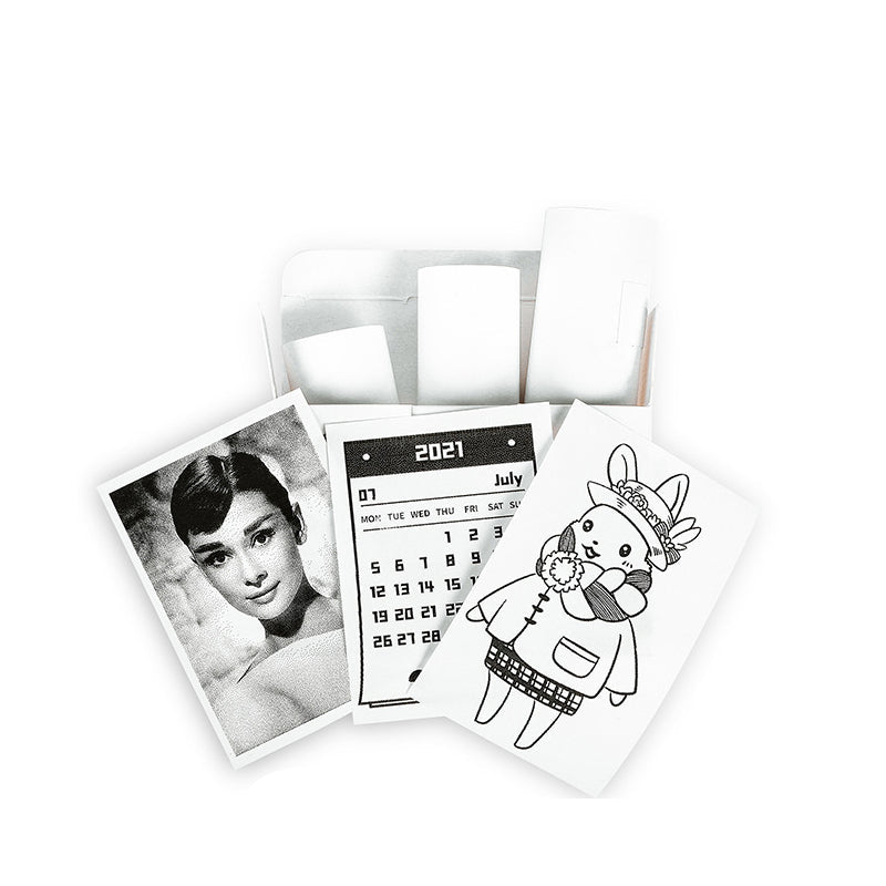 Skanto | PrintAura Mini Pocket Printer | Bærbar blekksfri termisk skriver for bilder, notater og dokumenter