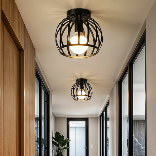 Skanto | Industriell Taklampe Svart