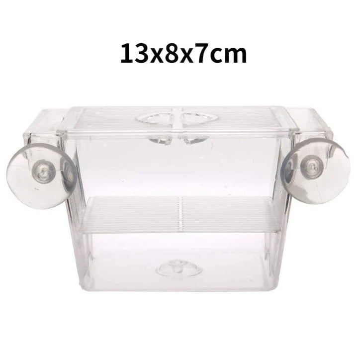 Akvarium Avlincubator Isolasjon Boks Dobbel Lag 4 Rom Transparent Akryl Selvflytende Fiskeg hatchery Boks Fisketank | Skanto
