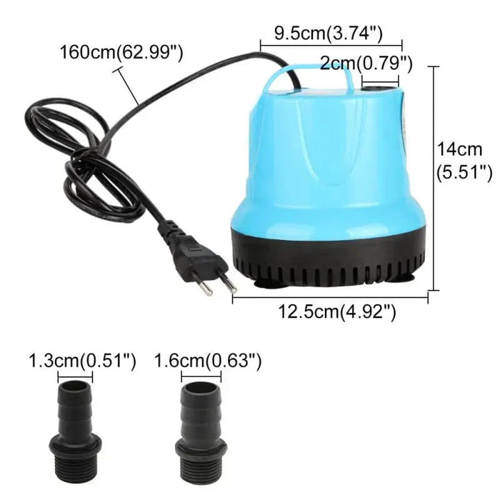 110v 220v Fisketank Undervanns Pumpe Bunn Suge Pumpe Bunn Filter Gjødsel For Fisketank, Dam, Akvarium, Fontene | Skanto