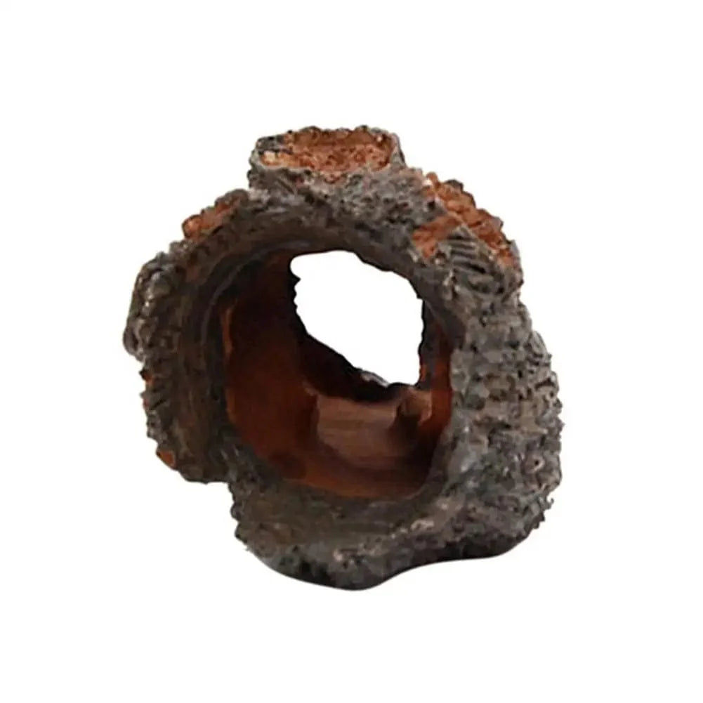 Akvarium Hule Tre Tunnel Hule Ornament Fisk Reker Skilpadde Gjemmested Fiskebolle Dekorasjoner Fisketank Tilbehør | Skanto