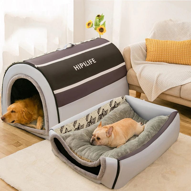 2022 Ny Vinter Varm Faltbar Hundehus Hundeseng Kjæledyr Utstyr Små og Middels Store Hunder Varmt Kjæledyr Utstyr Valpehule Sofa | Skanto