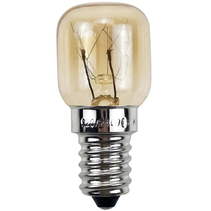 220V Høytemperaturpære 15W 25W E14 300 Grad Mikrobølgeovn Lyspære Tungsten Filament Dampkoker Lampepærer Saltpære | Skanto