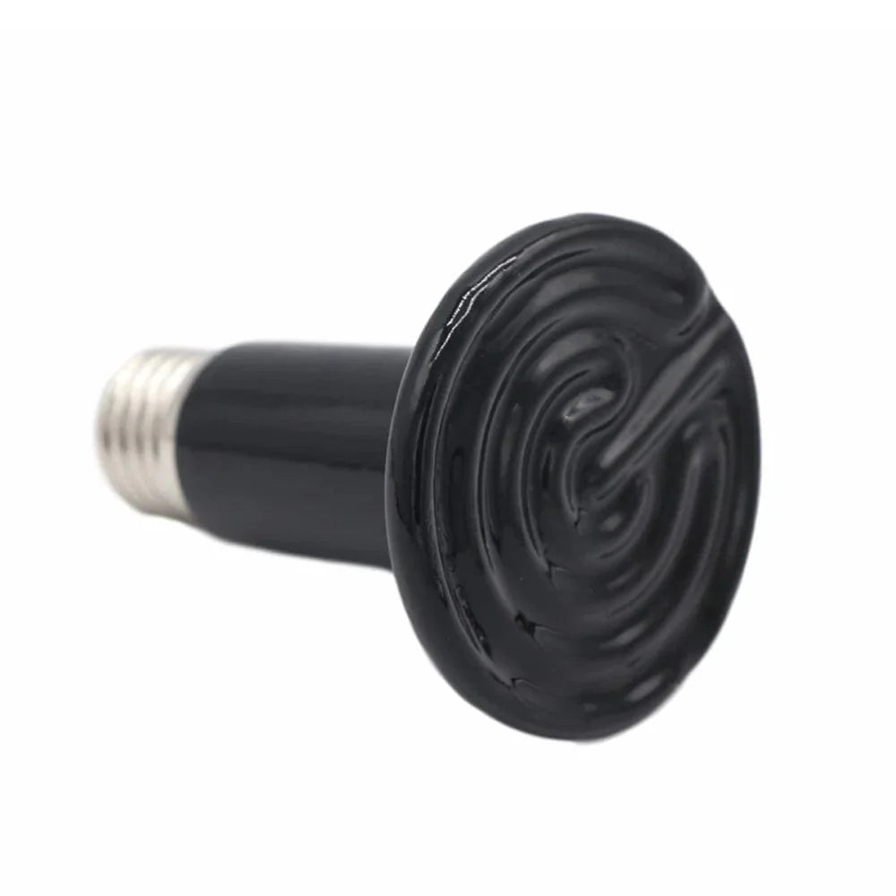 25W 50W 75W 100W 150W 200W Fjernt infrarød kjæledyrvarmelampe keramisk 110V 220V reptil skilpadde varmer lampe varmeutløser lyspære | Skanto