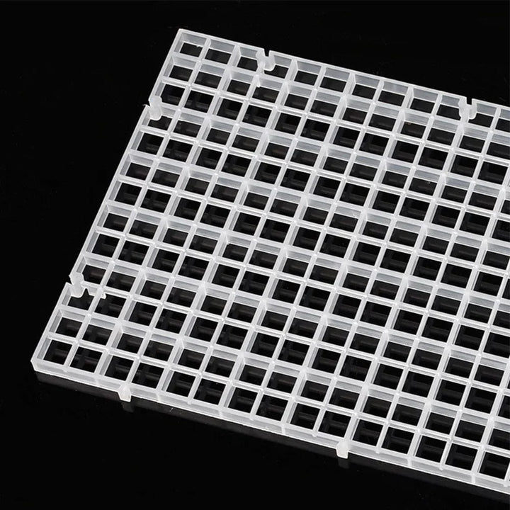2stk Gravel Grid Isolasjonspanel Akvarium Separator Gratis Klipp Fiskebowl Skiller Filtreringsnett Rengjøringsverktøy Erstatningsdeler | Skanto