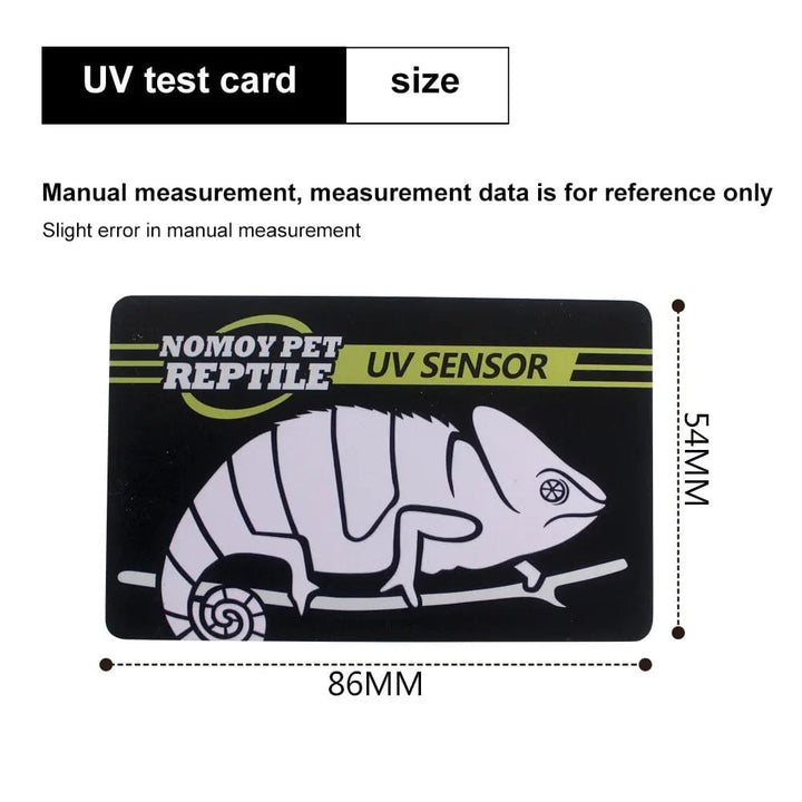 5-1PCS UVB Tester Reptil UVA UVB Fluorescent Lampe Tester Kort Reptil Lampe UV Sensor 10 Sekunder Hurtig Test Meter Kjøledyr Forsyninger | Skanto