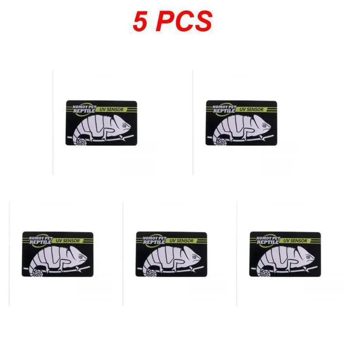 5-1PCS UVB Tester Reptil UVA UVB Fluorescent Lampe Tester Kort Reptil Lampe UV Sensor 10 Sekunder Hurtig Test Meter Kjøledyr Forsyninger | Skanto