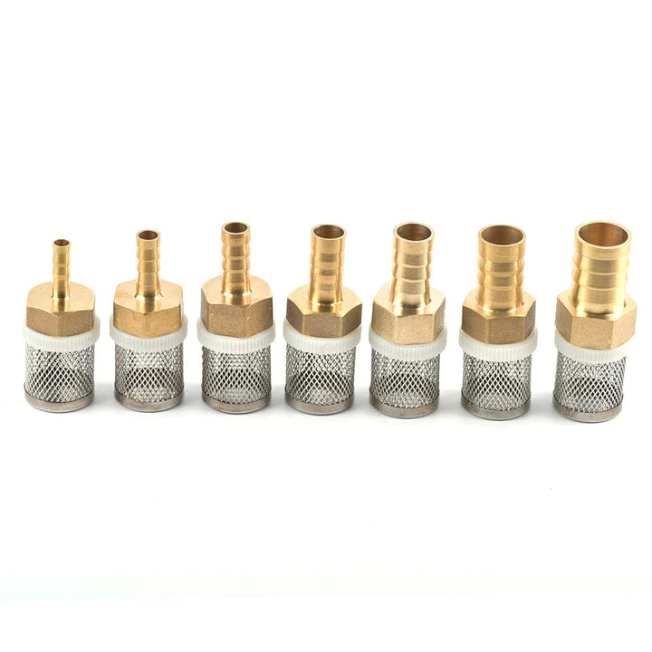 6-19mm Rustfritt Stål Nettfilter 1/2" Female Tomme Hage Vanning Pumpe Beskyttelse Slange Vannrensings Nett Messingfilter | Skanto