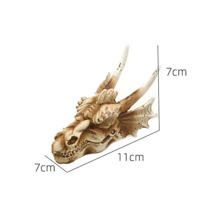Dyr Hodeskalle Fiskebowle Fossil Dinosaur Smykker Akvarium Neshorn Bein Dekorasjon Fiskeskål Krokodille Manet Karpe Skilpadde | Skanto