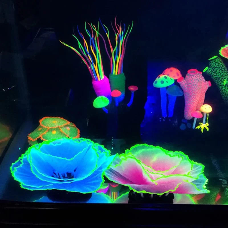 Fluorescerende akvarium dekor fisketank landskapskorall simulering korall ornament små undervanns verden landskap dekor | Skanto
