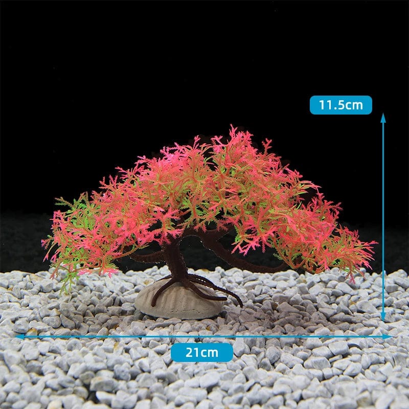 Fluorescerende akvarium dekor fisketank landskapskorall simulering korall ornament små undervanns verden landskap dekor | Skanto